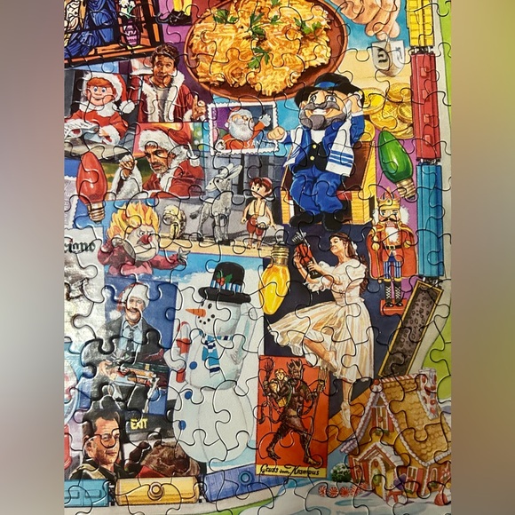 White Mountain Jigsaw Puzzle The Holidays 1000 Pieces James Mellet Complete - Picture 6 of 14